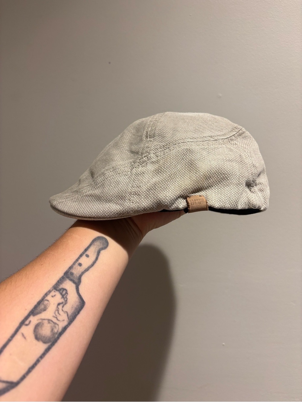 Newsboy hat